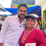 Recorre Agustín Dorantes mercado de El Tepetate para escuchar demandas de locatarios.