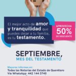 Concluye campaña «Septiembre, Mes del Testamento»