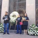 Se manifiestan trabajadores del Poder Judicial en la capital.