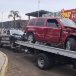 Persecución policíaca termina en accidente múltiple en SJR