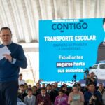 Entrega Mauricio Kuri nuevas unidades de Transporte Escolar