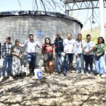 Entregan 2 tanques liner para la cosecha de agua de lluvia comunitarias