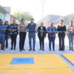 Entrega de la 1ra etapa de pavimentación de calle en la colonia Las Flores