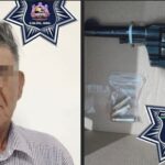 Aseguran a masculino que portaba un arma de fuego