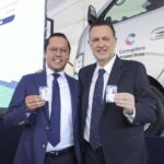 Chepe Guerrero y Mauricio Kuri presentan nuevo transporte escolar en Corregidora