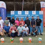 Inaugura Lupita Ramírez  la la Liga Regional de Fútbol Veteranos