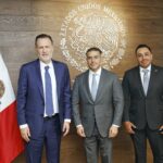 Reafirman Mauricio Kuri y Omar García Harfuch trabajo coordinado por la seguridad