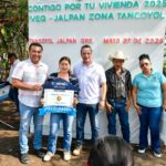 Entregan apoyos de mejoramiento de vivienda en Jalpan de Serra