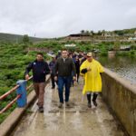 Recorre alcalde de Colón presas del Municipio; hay cuatro al máximo de su capacidad