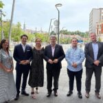 Becas y convenios, resultado de gira de trabajo de Sterling Sánchez en España