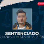 FGE obtiene sentencia de 21 años 8 meses por desaparición cometida por particulares y extorsión