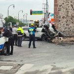 Persona lesionada en accidente de avenida de Los Arcos se mantiene en estado grave