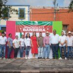 Con orgullo patrio, Landa da inicio a septiembre con Honores a la Bandera