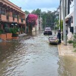 Destaca SEGOB coordinación con el municipio de Tequisquiapan para atender contingencia por desfogue de Presa Centenario.