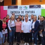 Reciben escuelas de Landa de Matamoros apoyos por contingencia