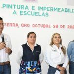 Recibe el municipio de Jalpan materiales para el mejoramiento de escuelas afectadas por las lluvias