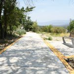 Entregan Rubén Hernández y Luis Nava primera etapa de ciclovía Puerto de San Nicolás-Saldiveña