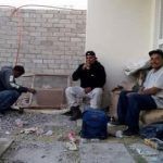 Los albañiles festejan su día.