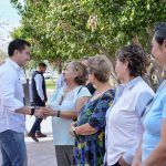 Supervisa Felifer Macías nueva velaria y mejoras en parque de Lomas del Marqués