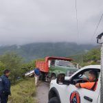 Atienden salida de camino en la carretera Concá–La Florida