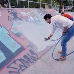 Borran más de 370 mil metros cuadrados de graffiti en la capital
