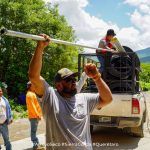 Entregan material para mejorar la red de agua potable en la comunidad de El Sabino