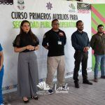 Más de 30 elementos de emergencia reciben capacitación en primeros auxilios operativos