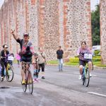 Más de mil 600 personas disfrutaron la Vía Recreativa Los Arcos en el marco del Día Mundial de la Bicicleta