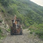 Atienden afectaciones viales por lluvias en El Mezquite