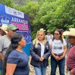 Encabeza Lupita Lupita arranque de obra Potrerillos