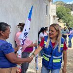 Arranca Lupita Ramírez construcción de rampa en Aguacate de Morelos.