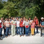 Entrega Fernando Sánchez Gil obra de concreto hidráulico en Puerto de Ayutla
