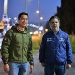 Felifer Macías supervisa la instalación de 330 nuevas luminarias en el Libramiento Norponiente