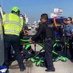 Choca camioneta del DIF Arroyo Seco en la autopista México-Querétaro 