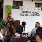 Impulsa espacios Yuni Benítez para la expresión de la juventud con el concurso «Voces por la democracia»