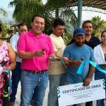 Entrega Rubén Hernández obra y apoyos durante gira de trabajo en Zoyapilca
