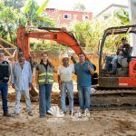 Supervisa Yuni Benítez obras de infraestructura en comunidades de Landa 