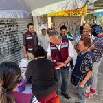 Encabeza Santiago Nieto brigadeo ciudadano en Querétaro y denuncia abandono municipal en mercados y espacios públicos.