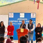 Suman esfuerzos gobierno municipal y estatal para fortalecer la educación en Pinal 